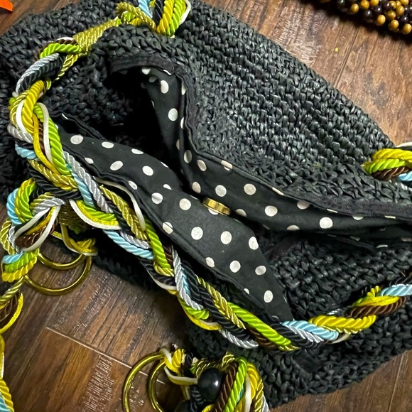 Braciano Boho Braided Straw Bag - Picture 2 of 5